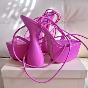 Anabele platform heels.